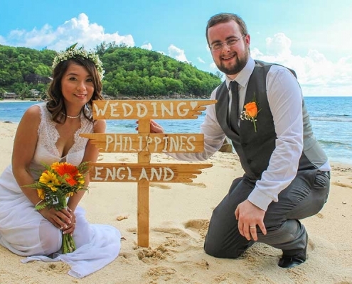 Filipino Couple Wedding Seychelles